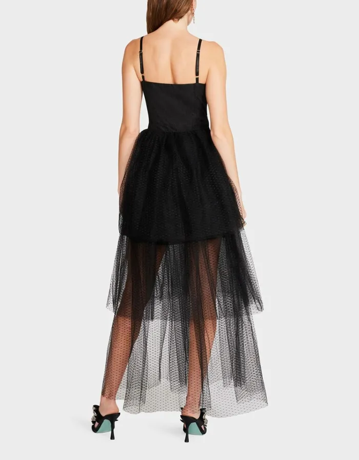 Women EMILY TULLE DRESS BLACK Betsey Johnson