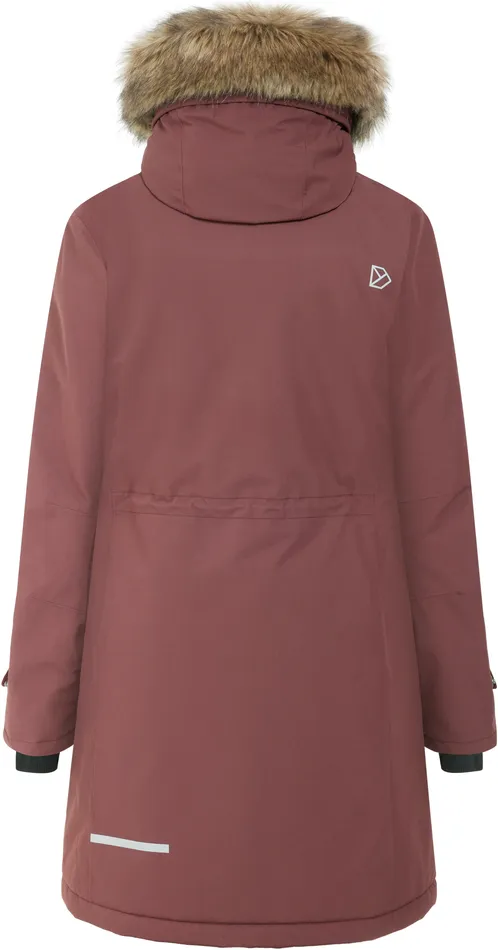 Women Erika Parka Old Rust Didriksons Autumn Jackets