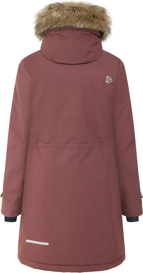 Women Erika Parka Old Rust Didriksons Autumn Jackets