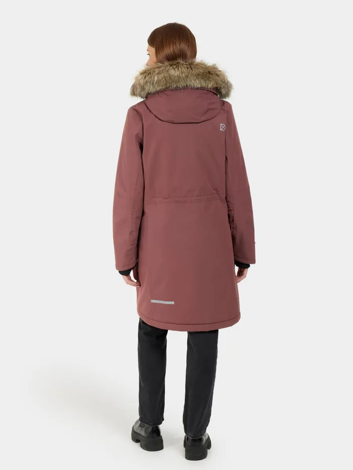 Women Erika Parka Old Rust Didriksons Autumn Jackets