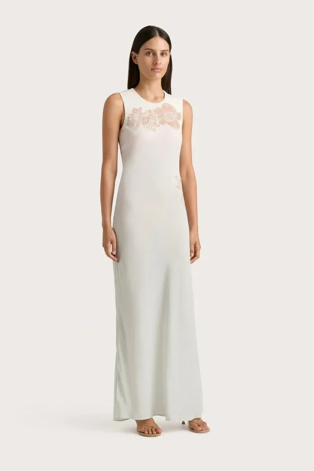 Women Faithfull The Brand Dresses Biarritz Tank Maxi Dress Foam Ombre
