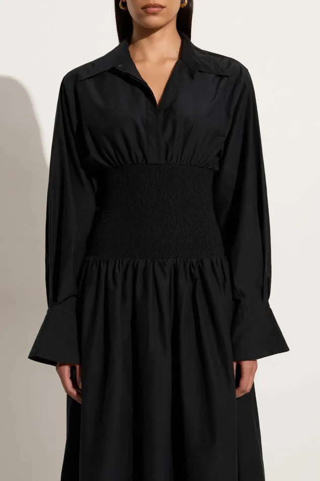 Women Faithfull The Brand Dresses Cervo Midi Dress Black 8211 Faithfull The Brand Women Faithfull The Brand Dresses Cervo Midi Dress Black 8211 Faithfull The Brand