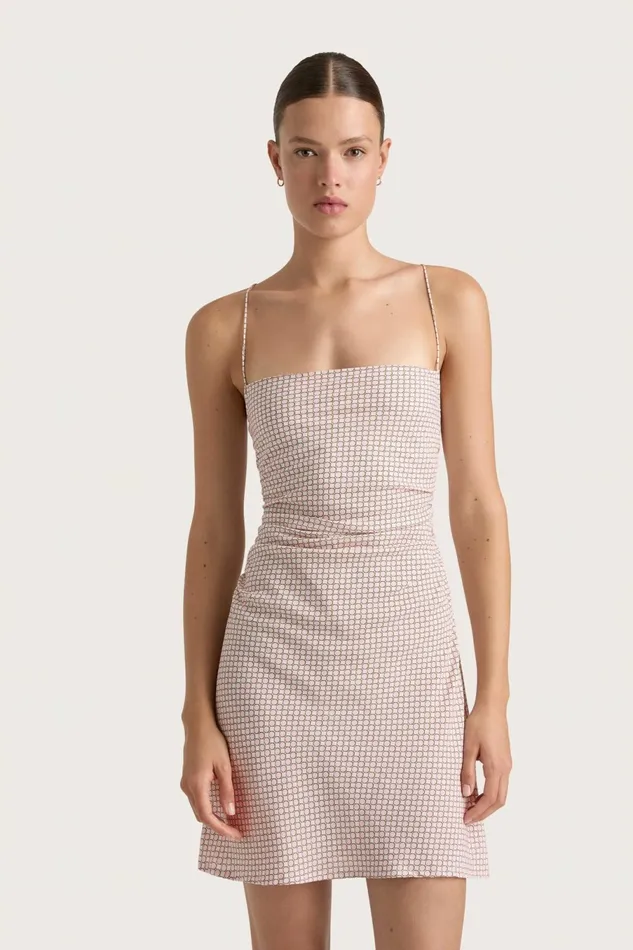 Women Faithfull The Brand Dresses Emalee Mini Dress Oliander Blush