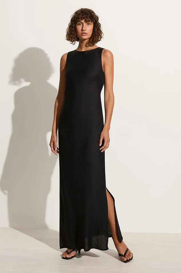 Women Faithfull The Brand Dresses Lobo Maxi Dress Black 8211 Faithfull The Brand