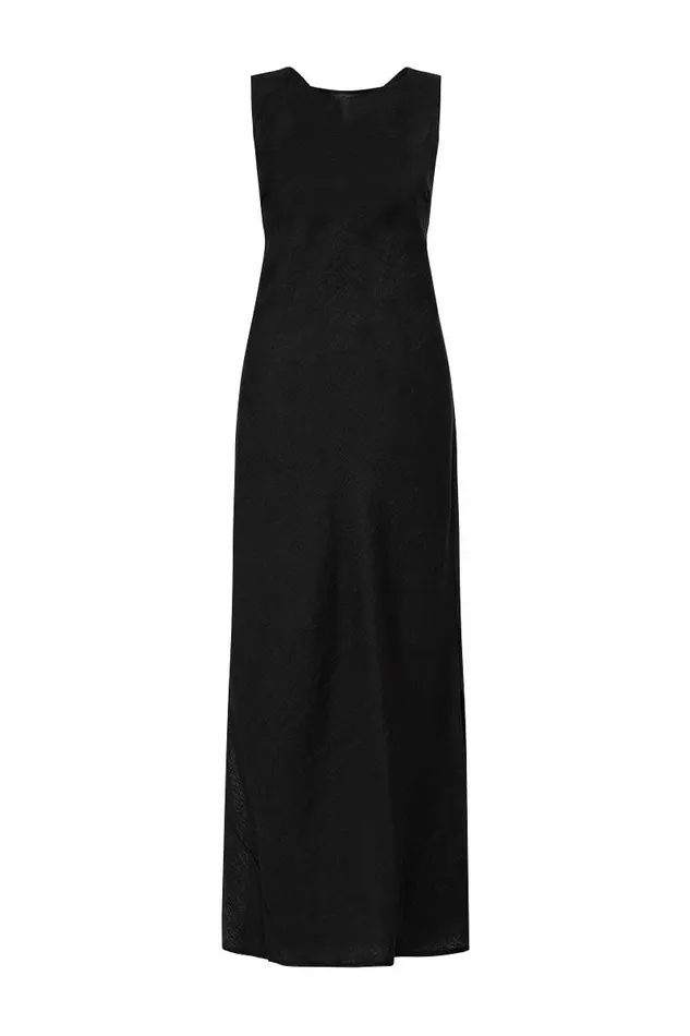 Women Faithfull The Brand Dresses Lobo Maxi Dress Black 8211 Faithfull The Brand
