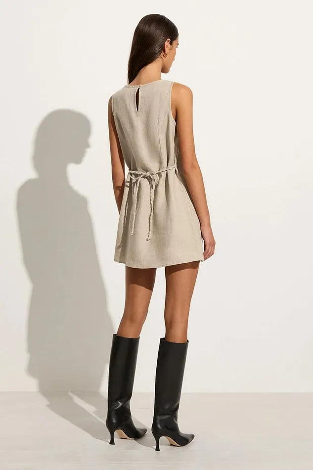 Women Faithfull The Brand Dresses Lui Mini Dress Natural 8211 Faithfull The Brand