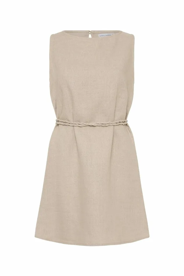 Women Faithfull The Brand Dresses Lui Mini Dress Natural 8211 Faithfull The Brand
