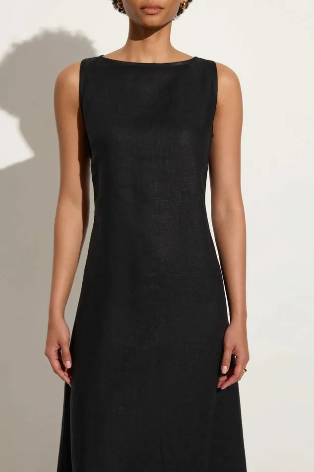 Women Faithfull The Brand Dresses Nahna Maxi Dress Black 8211 Faithfull The Brand