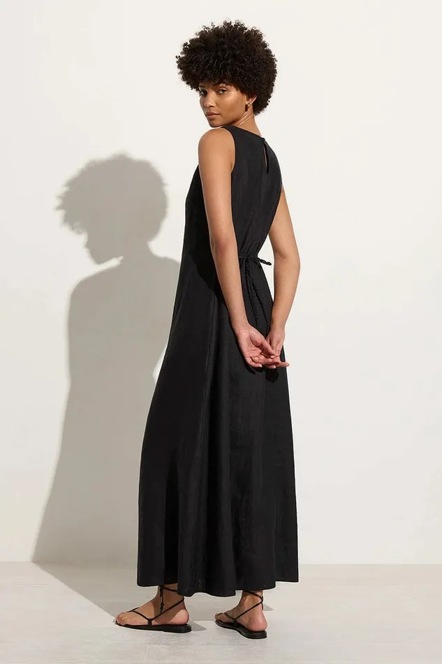 Women Faithfull The Brand Dresses Nahna Maxi Dress Black 8211 Faithfull The Brand