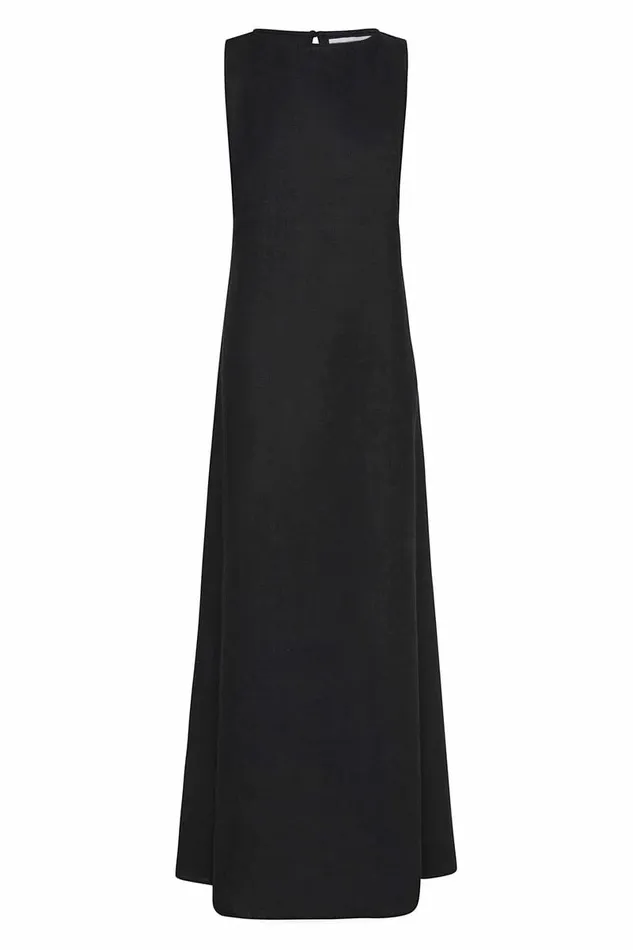Women Faithfull The Brand Dresses Nahna Maxi Dress Black 8211 Faithfull The Brand