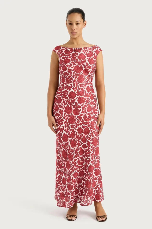 Women Faithfull The Brand Maxi Dresses Ilride Maxi Dress Heuchera Print