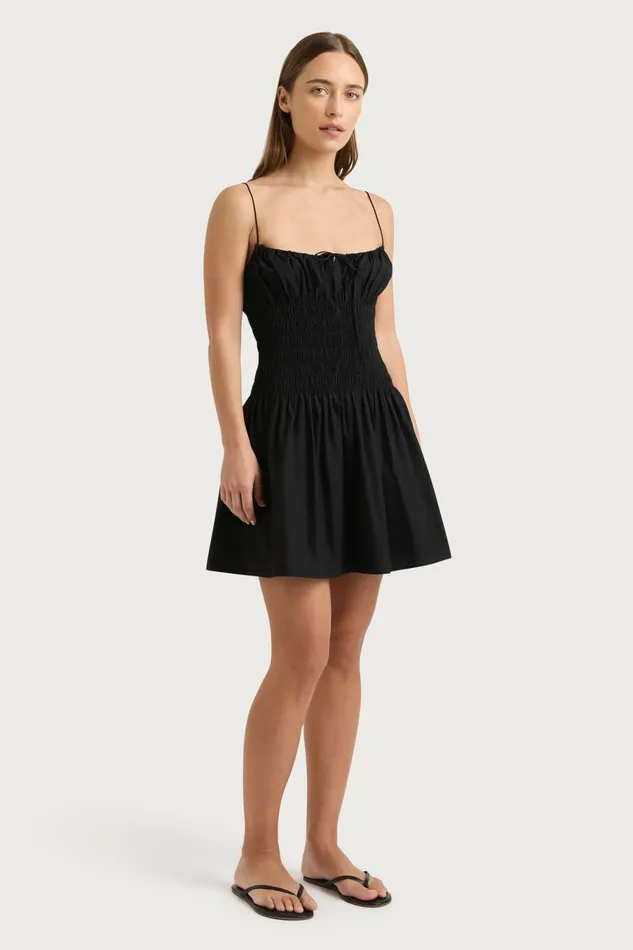Women Faithfull The Brand Mini Dresses Douta Mini Dress Black
