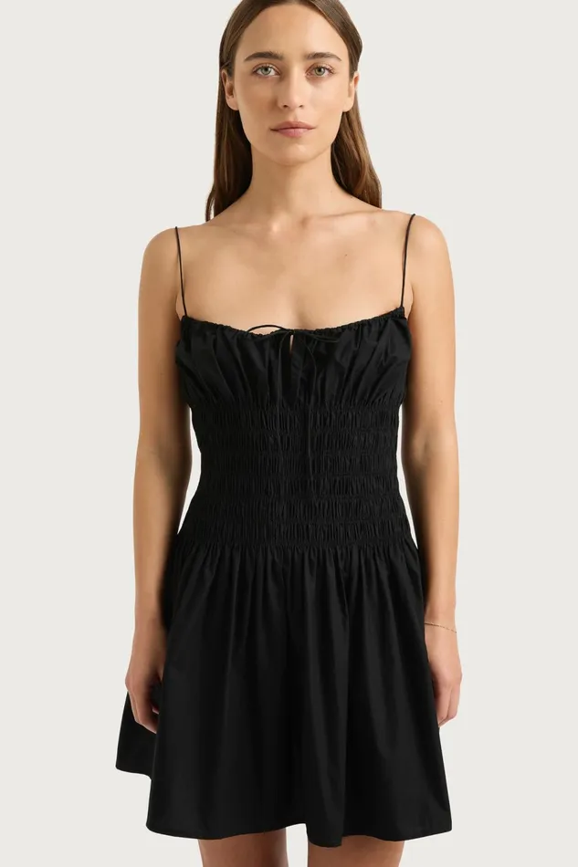 Women Faithfull The Brand Mini Dresses Douta Mini Dress Black