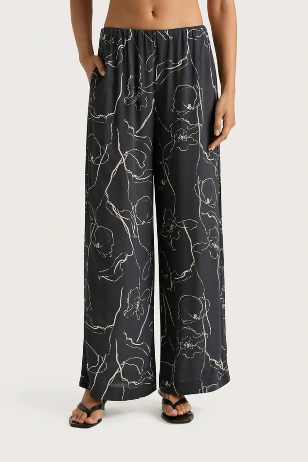 Women Faithfull The Brand Pants Aurelie Pant Calla Charred Navy