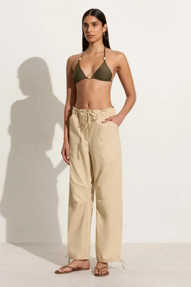 Women Faithfull The Brand Pants Cristo Pant Bleached Sand 8211 Faithfull The Brand