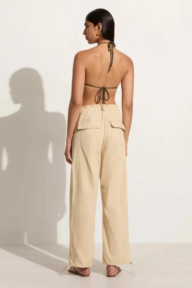 Women Faithfull The Brand Pants Cristo Pant Bleached Sand 8211 Faithfull The Brand