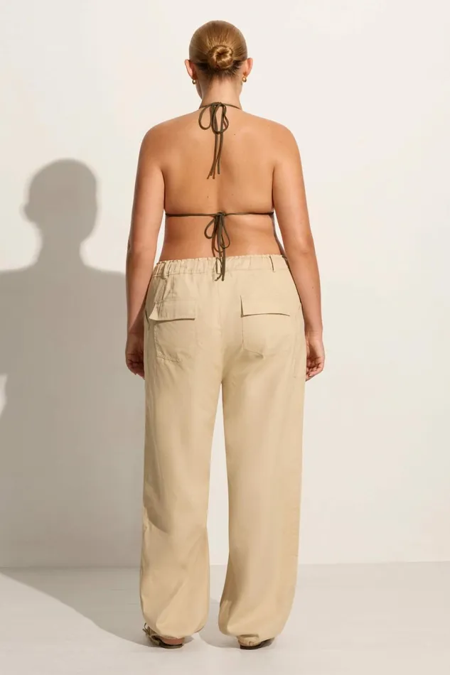 Women Faithfull The Brand Pants Cristo Pant Bleached Sand 8211 Faithfull The Brand