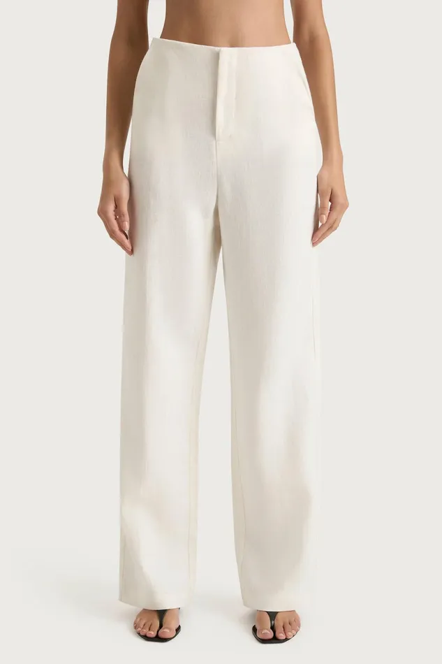 Women Faithfull The Brand Pants Lulea Pant White