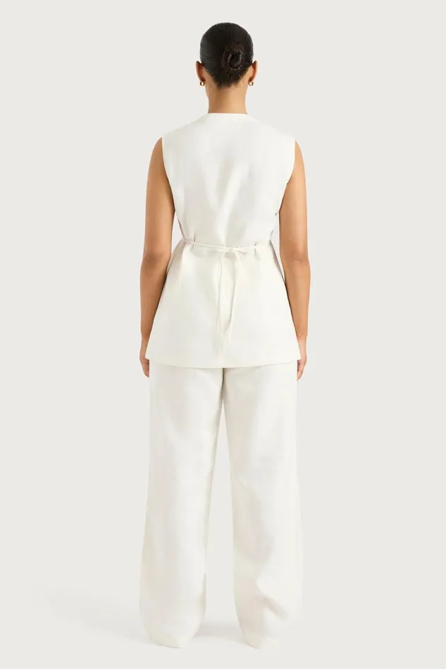 Women Faithfull The Brand Pants Lulea Pant White