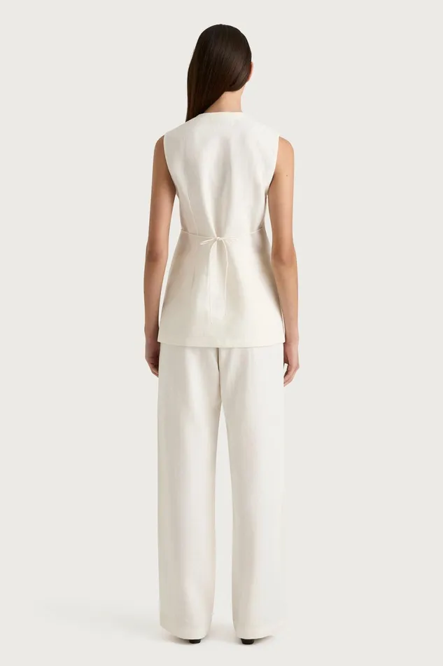 Women Faithfull The Brand Pants Lulea Pant White