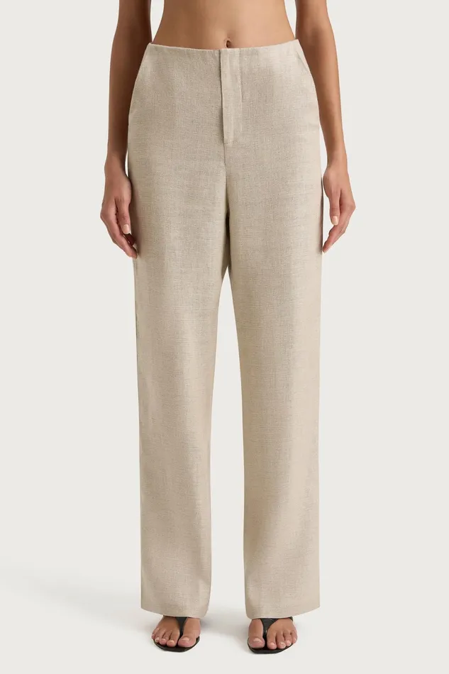 Women Faithfull The Brand Pants Sanne Pant Oatmeal