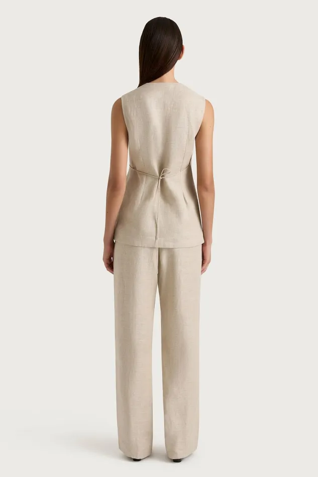 Women Faithfull The Brand Pants Sanne Pant Oatmeal