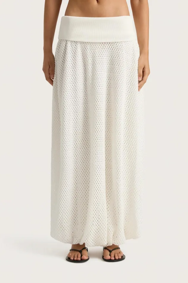 Women Faithfull The Brand Skirts and Shorts Ciele Maxi Skirt Azalea White