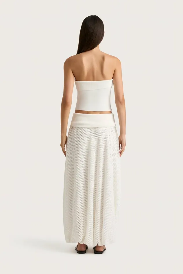 Women Faithfull The Brand Skirts and Shorts Ciele Maxi Skirt Azalea White
