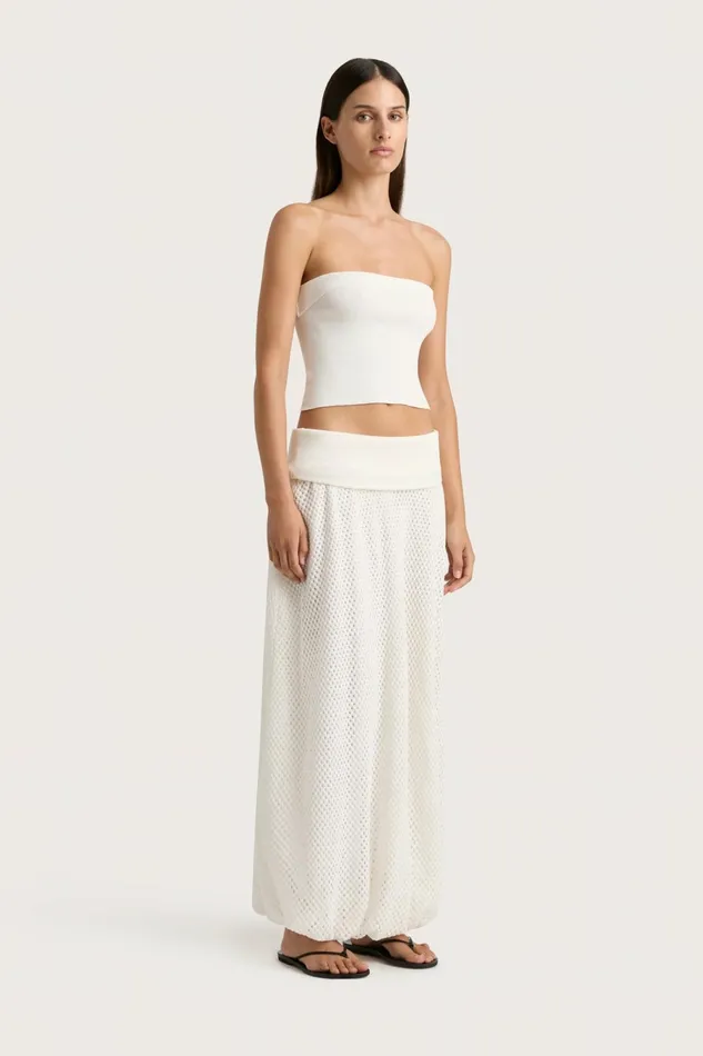 Women Faithfull The Brand Skirts and Shorts Ciele Maxi Skirt Azalea White