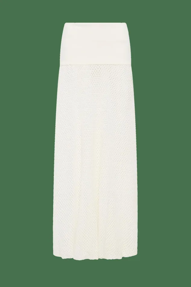 Women Faithfull The Brand Skirts and Shorts Ciele Maxi Skirt Azalea White