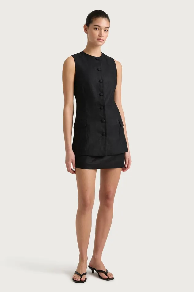 Women Faithfull The Brand Skirts and Shorts Jane Mini Skirt Black