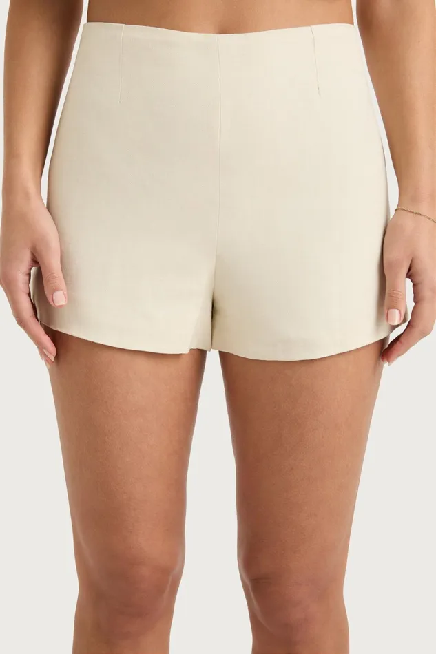 Women Faithfull The Brand Skirts and Shorts Noto Mini Short Beige