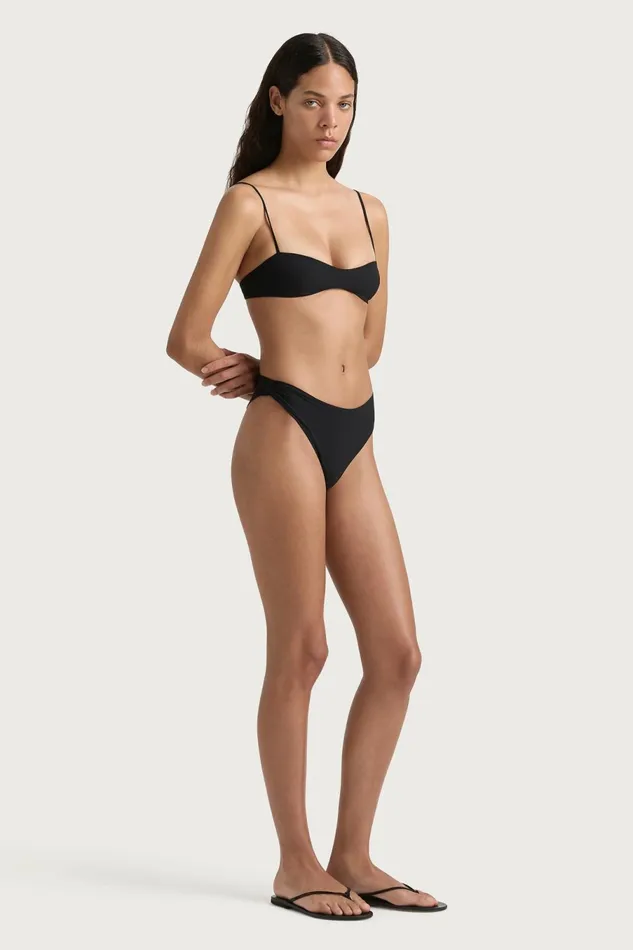 Women Faithfull The Brand Swim Evora Bikini Top Black