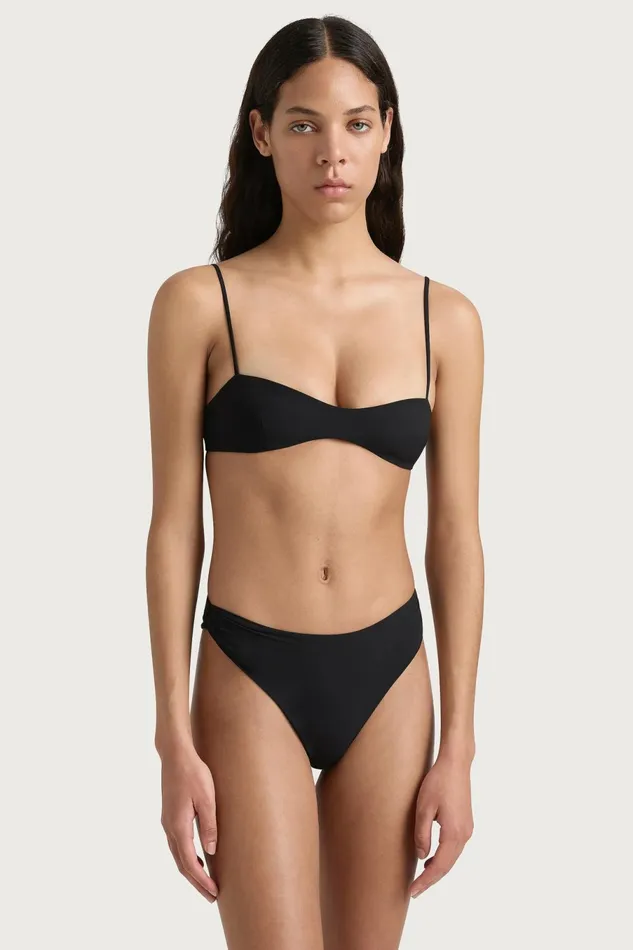 Women Faithfull The Brand Swim Evora Bikini Top Black