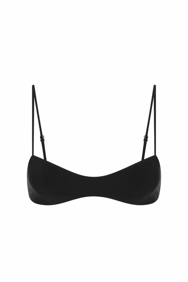 Women Faithfull The Brand Swim Evora Bikini Top Black