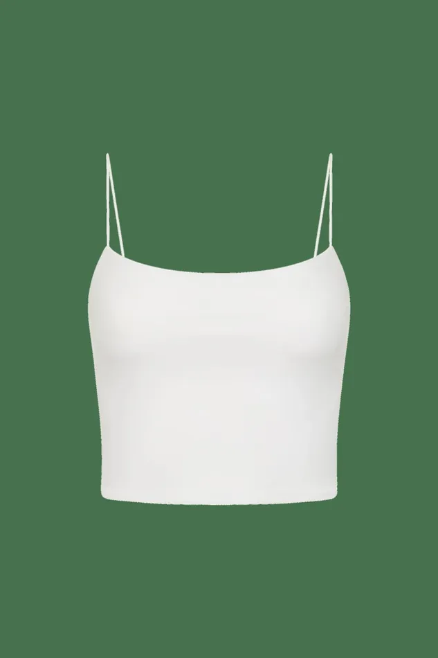 Women Faithfull The Brand Swim Jean Swim Top White