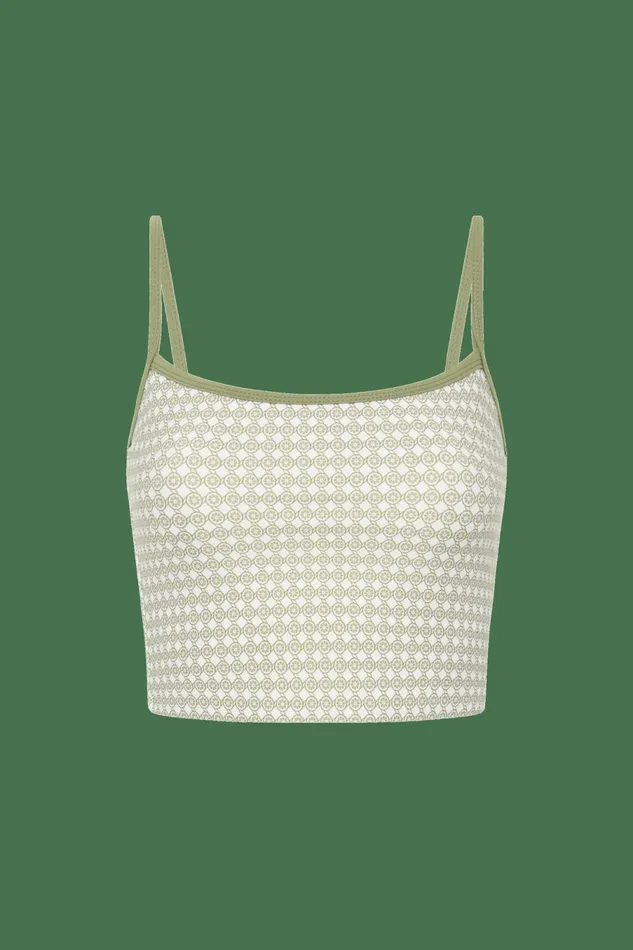 Women Faithfull The Brand Swim Manon Top Oliander Khaki