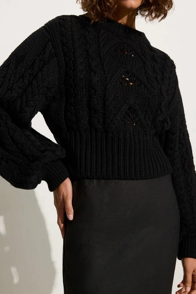 Women Faithfull The Brand Tops Alanna Knit Jumper Black 8211 Faithfull The Brand