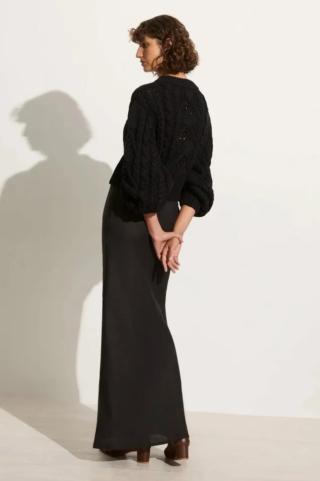 Women Faithfull The Brand Tops Alanna Knit Jumper Black 8211 Faithfull The Brand