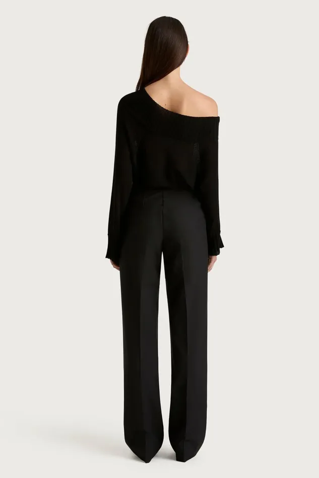Women Faithfull The Brand Tops Cecilie Knit Top Black