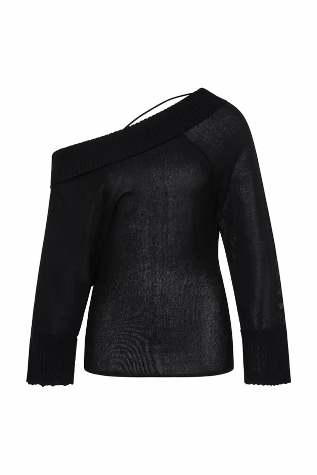 Women Faithfull The Brand Tops Cecilie Knit Top Black