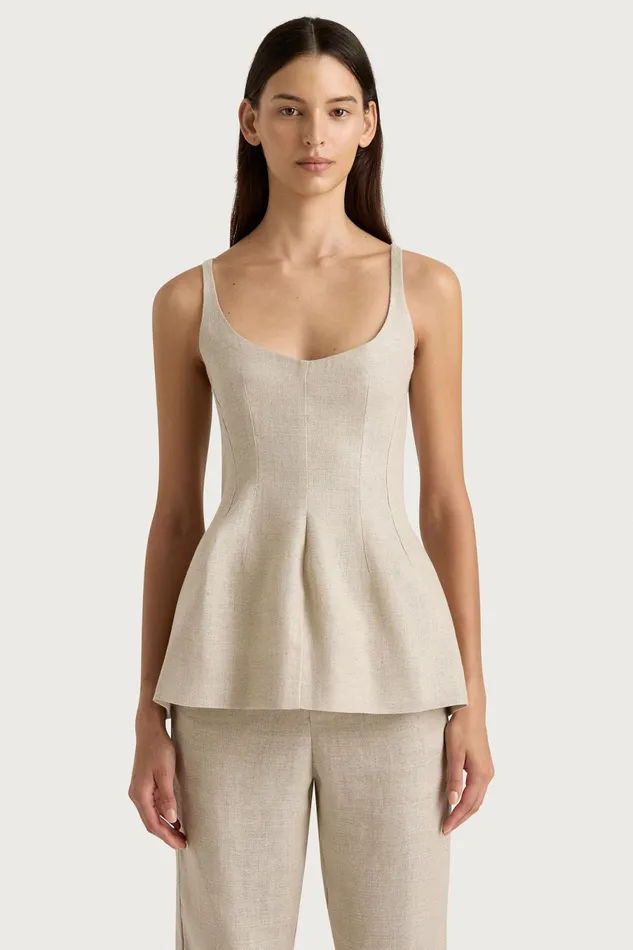 Women Faithfull The Brand Tops Sanne Top Oatmeal