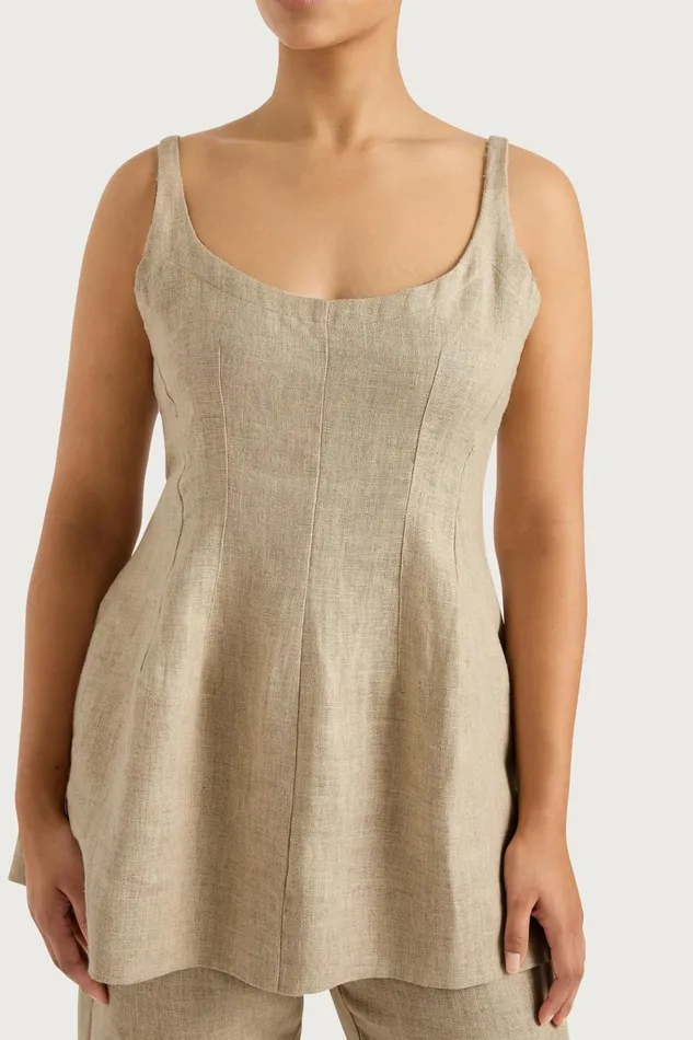 Women Faithfull The Brand Tops Sanne Top Oatmeal
