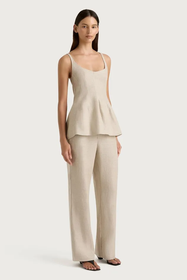 Women Faithfull The Brand Tops Sanne Top Oatmeal