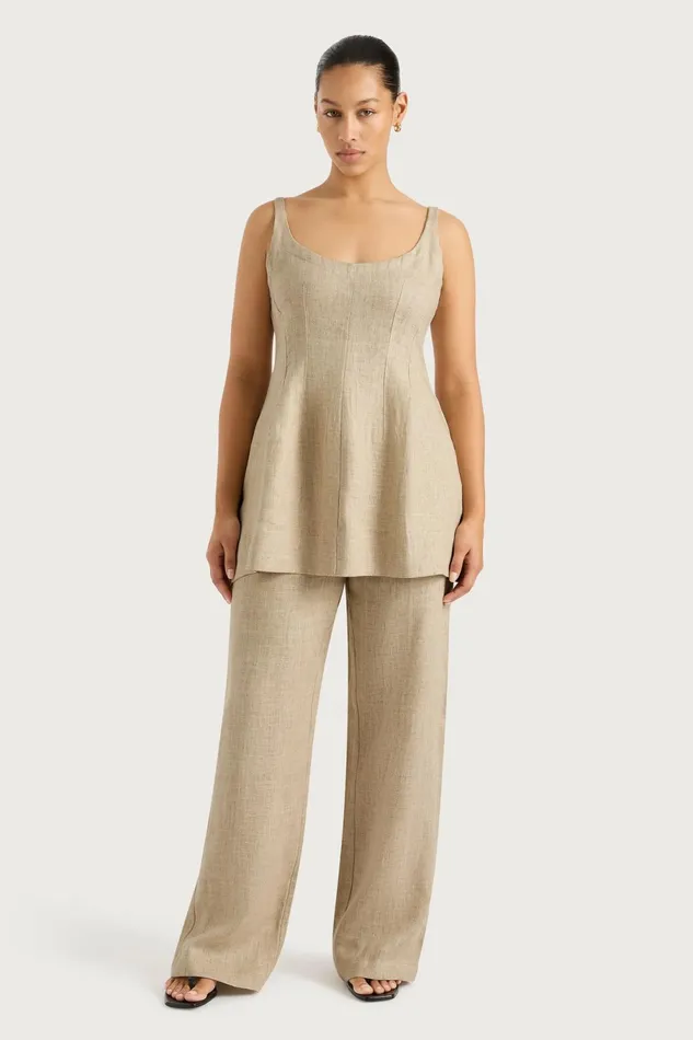 Women Faithfull The Brand Tops Sanne Top Oatmeal