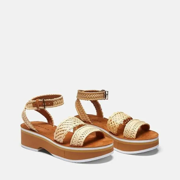 Women FLOSSIE Natural Raffia Clergerie Sandals