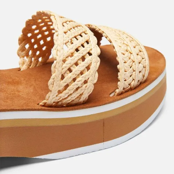 Women FLOSSIE Natural Raffia Clergerie Sandals