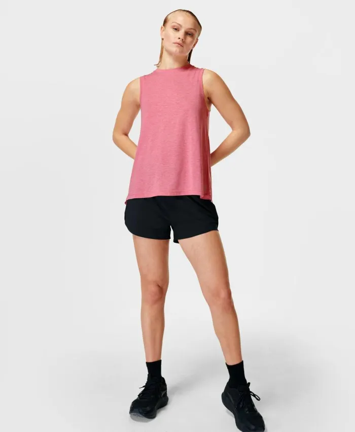 Women Focus Training Vest Glow Pink Sweaty Betty Vest Tops