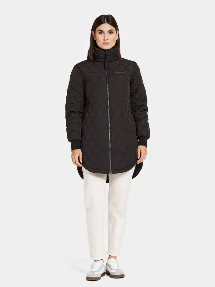Women Gabbi Parka Black Didriksons Spring Jackets