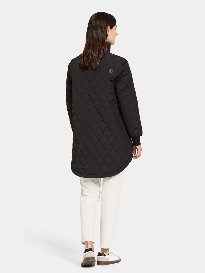 Women Gabbi Parka Black Didriksons Spring Jackets